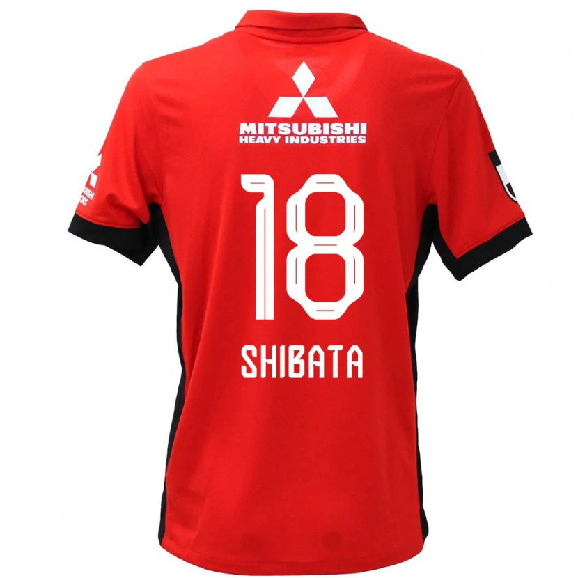 Danxen Men Hanae Shibata #18 Red White Home Jersey 2025/26 T-Shirt