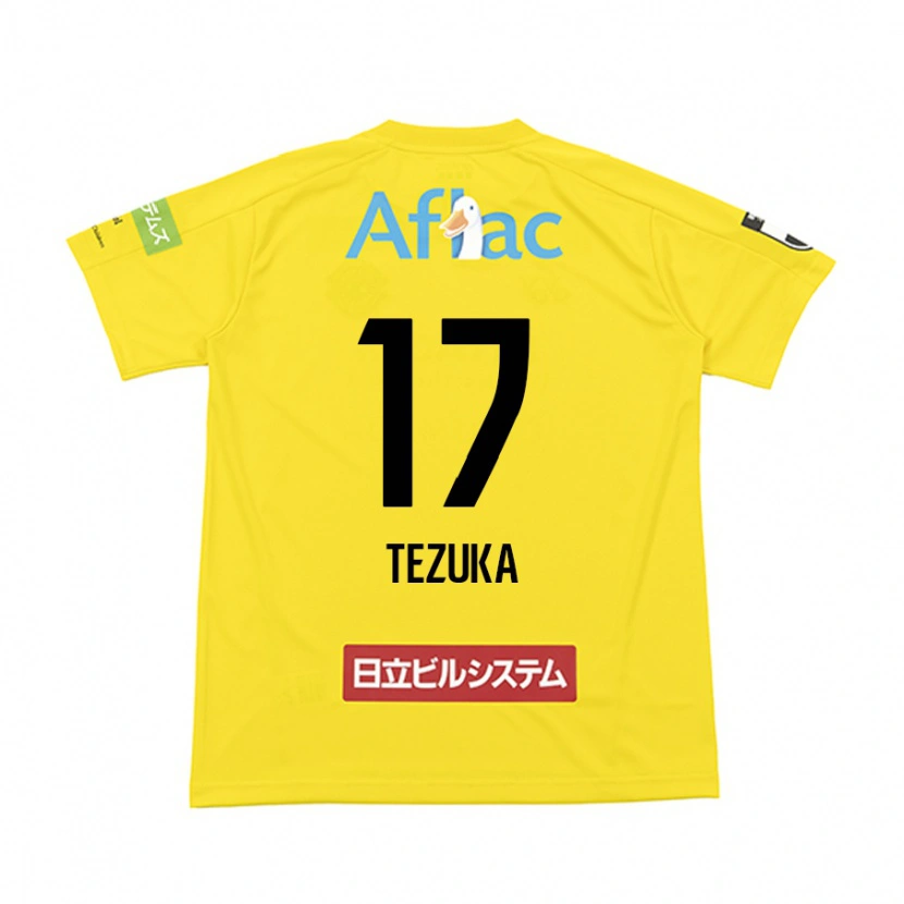Danxen Men Kohei Tezuka #17 Black Yellow Home Jersey 2025/26 T-Shirt