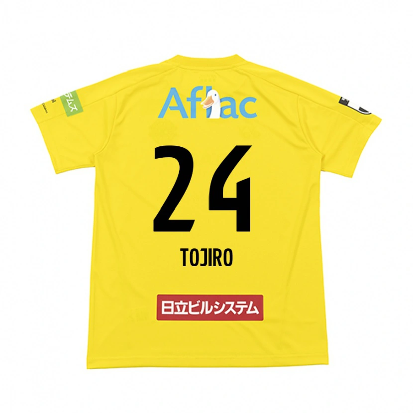 Danxen Men Tojiro Kubo #24 Black Yellow Home Jersey 2025/26 T-Shirt