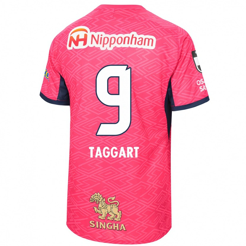 Danxen Men Adam Taggart #9 Sakura Pink White Home Jersey 2025/26 T-Shirt