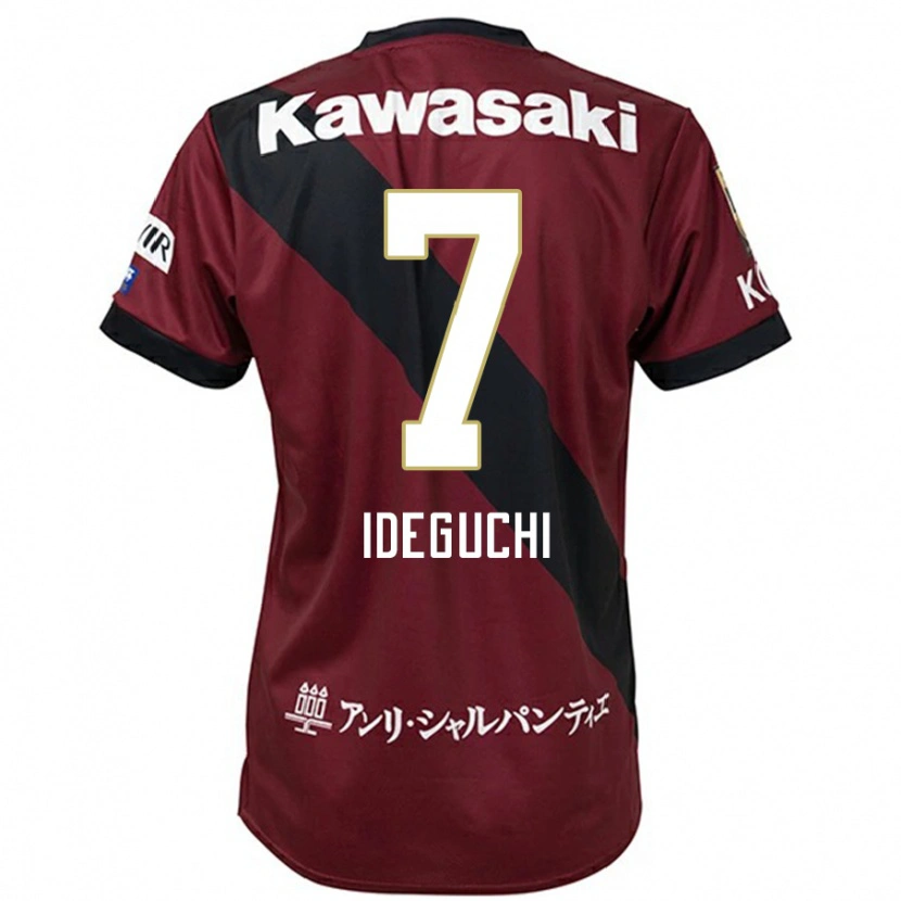 Danxen Men Yosuke Ideguchi #7 Burgundy Black Home Jersey 2025/26 T-Shirt