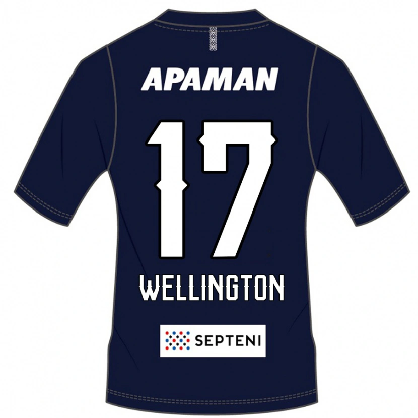Danxen Men Wellington #17 Royal Blue White Home Jersey 2025/26 T-Shirt