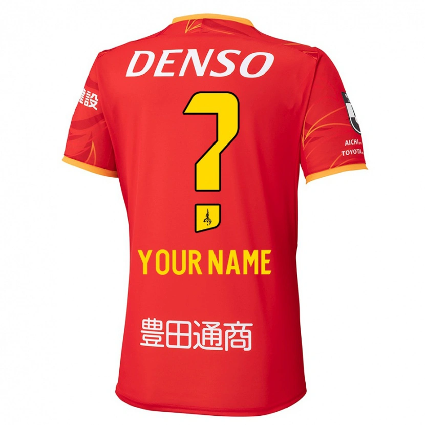Danxen Men Your Name #0 Red Yellow Home Jersey 2025/26 T-Shirt