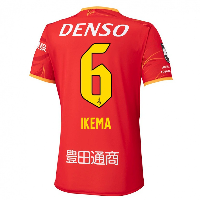 Danxen Men Kano Ikema #6 Red Yellow Home Jersey 2025/26 T-Shirt
