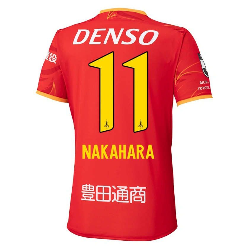Danxen Men Sora Nakahara #11 Red Yellow Home Jersey 2025/26 T-Shirt