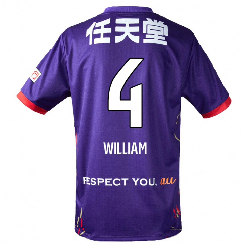 Danxen Men Patrick William #4 Purple White Black Home Jersey 2025/26 T-Shirt