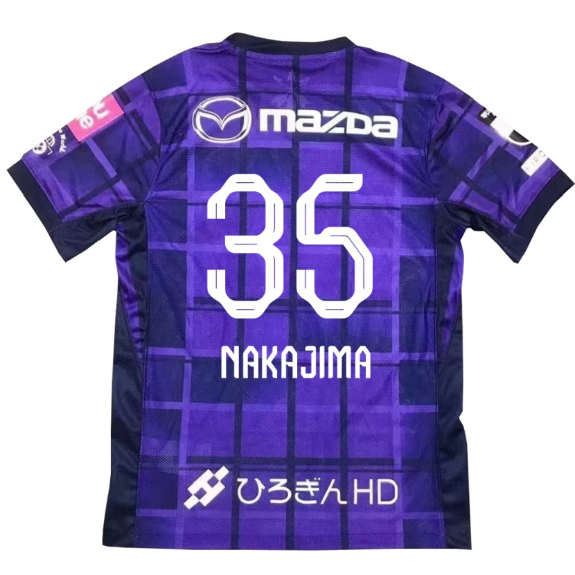 Danxen Men Yotaro Nakajima #35 Purple Orange Home Jersey 2025/26 T-Shirt