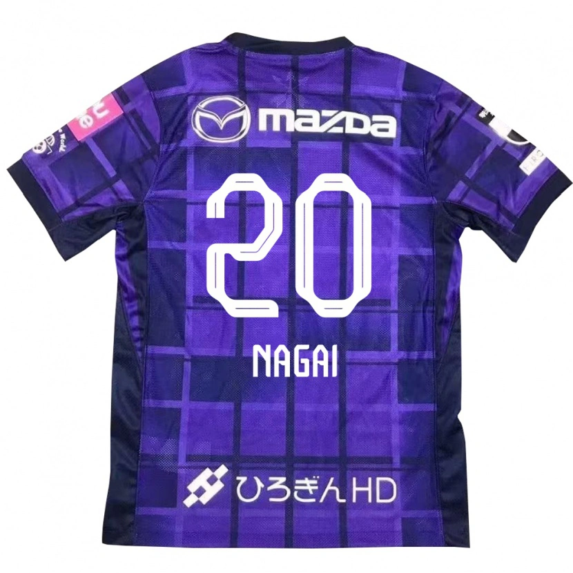 Danxen Men Ryo Nagai #20 Purple Orange Home Jersey 2025/26 T-Shirt