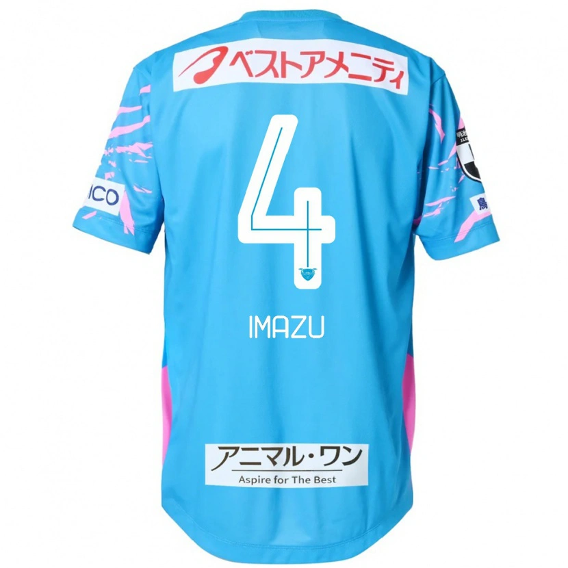 Danxen Men Yuta Imazu #4 Blue Pink Home Jersey 2025/26 T-Shirt
