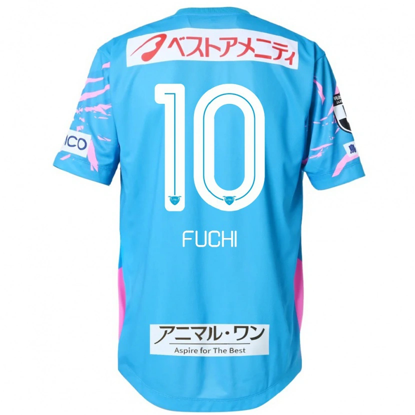 Danxen Men Fuchi Honda #10 Blue Pink Home Jersey 2025/26 T-Shirt