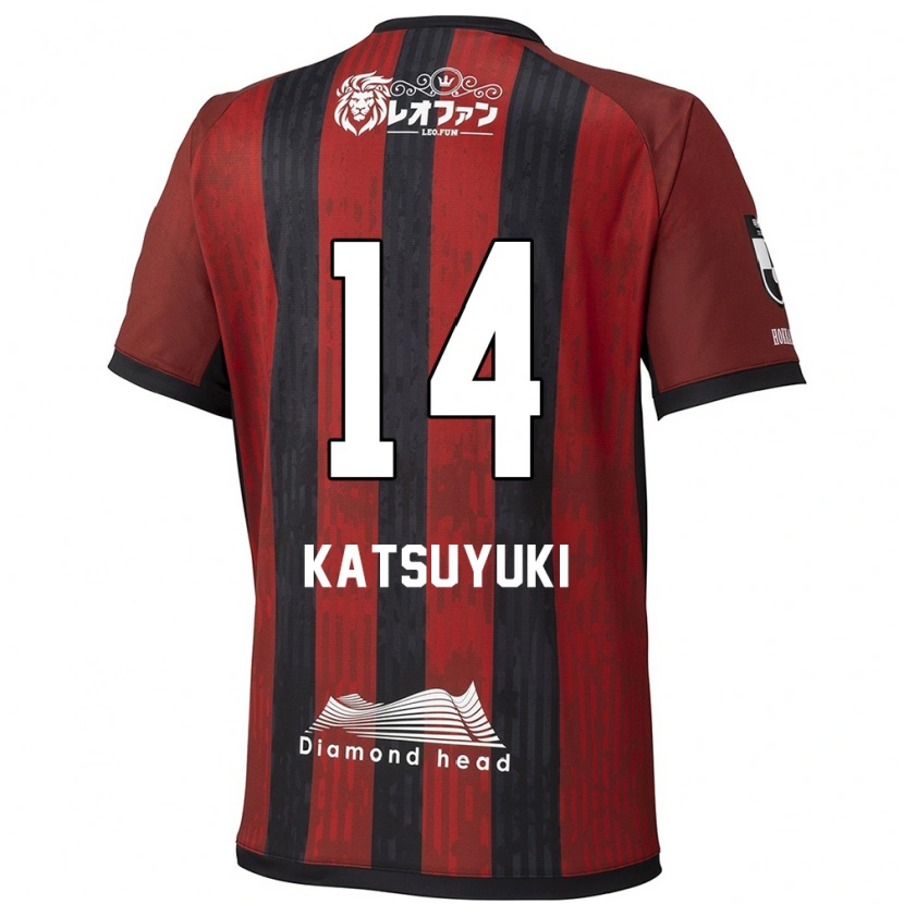 Danxen Men Katsuyuki Tanaka #14 Red Black Home Jersey 2025/26 T-Shirt