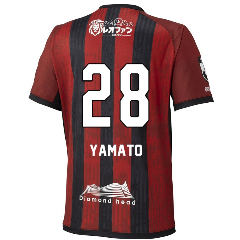 Danxen Men Yamato Okada #28 Red Black Home Jersey 2025/26 T-Shirt