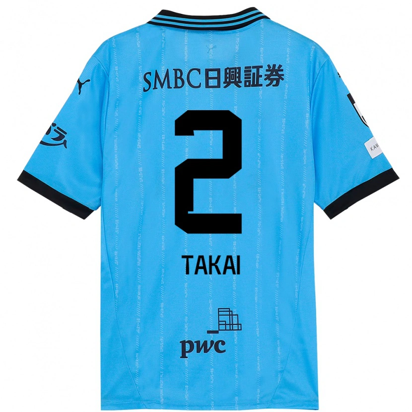 Danxen Men Kota Takai #2 Sky Blue Black Home Jersey 2025/26 T-Shirt
