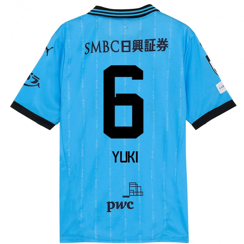 Danxen Men Yuki Yamamoto #6 Sky Blue Black Home Jersey 2025/26 T-Shirt