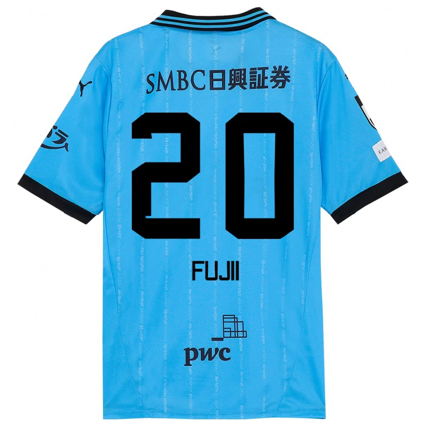 Danxen Men Rensuke Fujii #20 Sky Blue Black Home Jersey 2025/26 T-Shirt