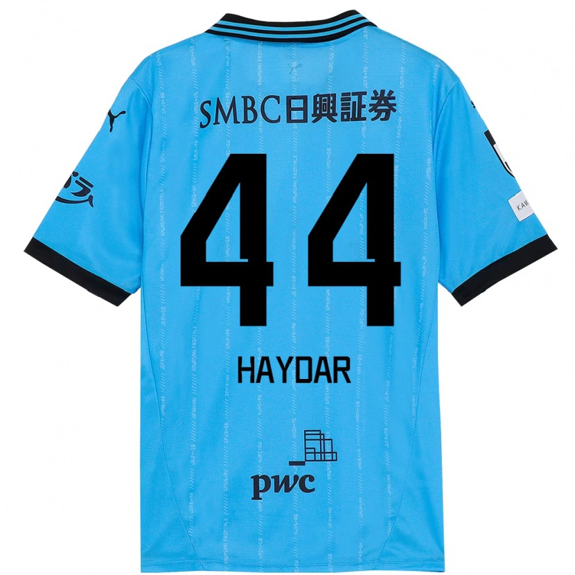 Danxen Men César Haydar #44 Sky Blue Black Home Jersey 2025/26 T-Shirt