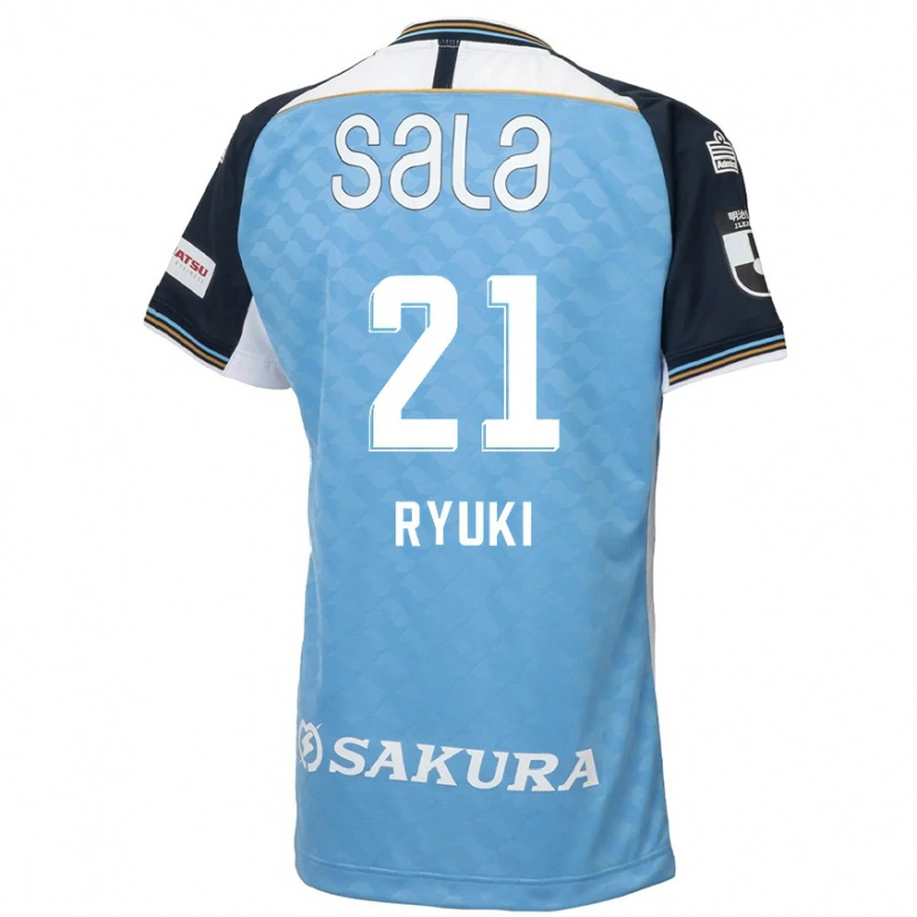 Danxen Men Ryuki Miura #21 Sky Blue Black Home Jersey 2025/26 T-Shirt