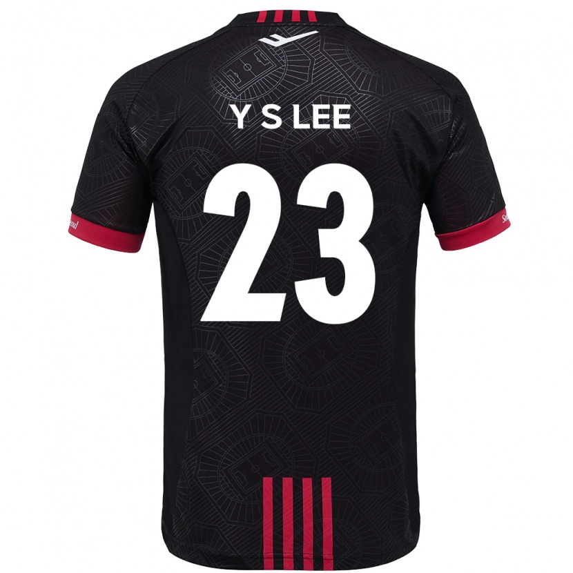 Danxen Men Si-Young Lee #23 Black Red Home Jersey 2025/26 T-Shirt