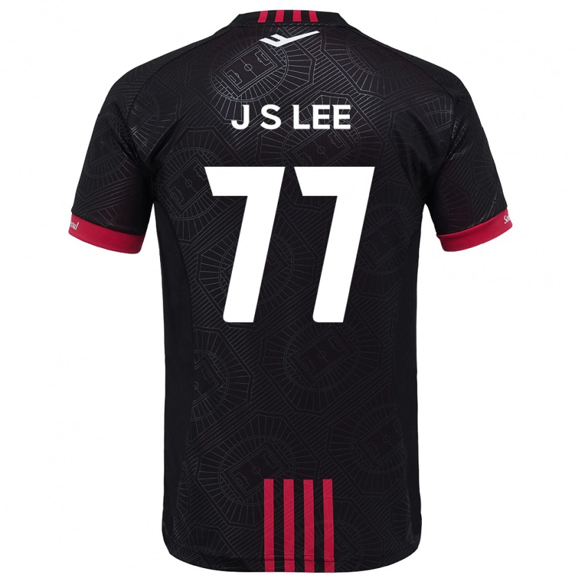 Danxen Men Seung-Joon Lee #77 Black Red Home Jersey 2025/26 T-Shirt
