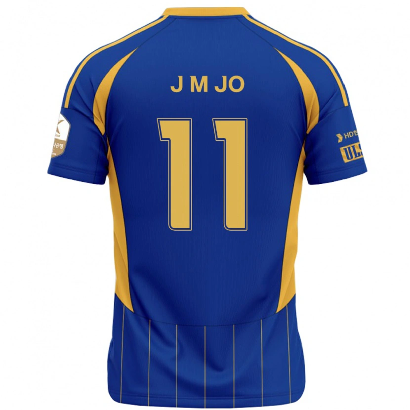 Danxen Men Min-Jae Jo #11 Royal Blue Yellow Home Jersey 2025/26 T-Shirt