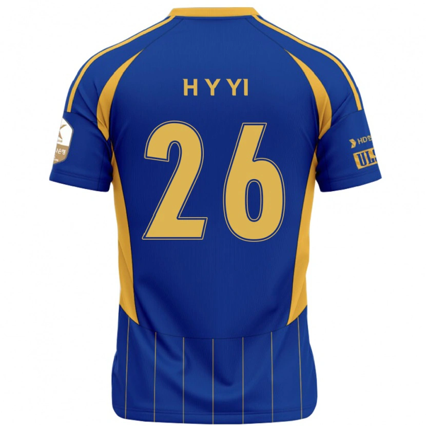 Danxen Men Yong-Hyeon Yi #26 Royal Blue Yellow Home Jersey 2025/26 T-Shirt