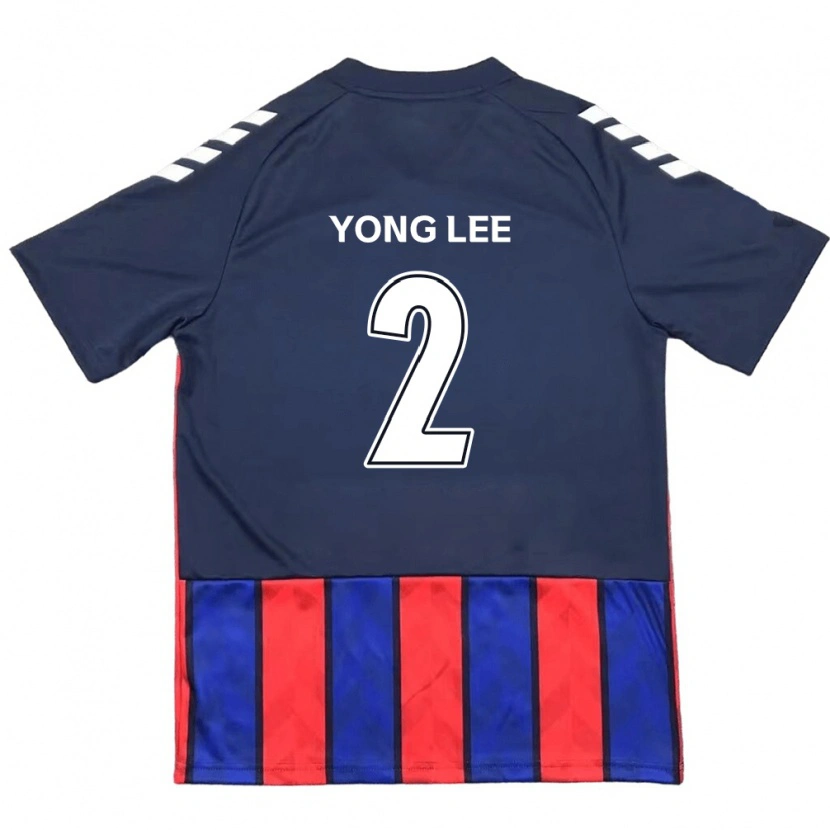 Danxen Men Yong Lee #2 Royal Blue Red Home Jersey 2025/26 T-Shirt