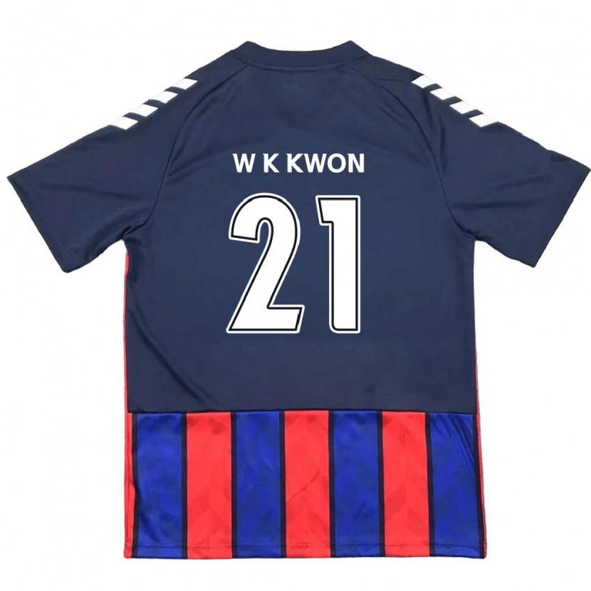 Danxen Men Kyung-Won Kwon #21 Royal Blue Red Home Jersey 2025/26 T-Shirt