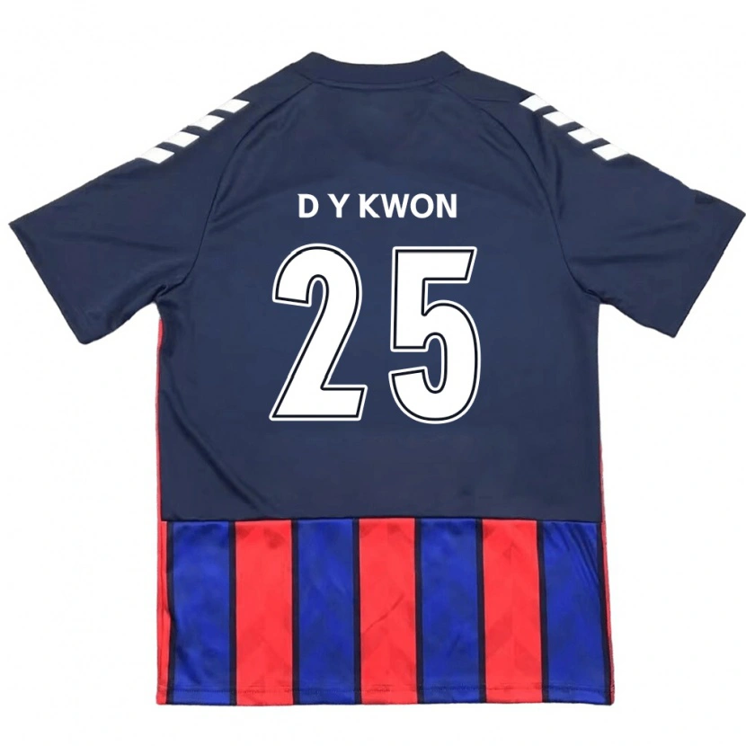 Danxen Men Do-Yeong Kwon #25 Royal Blue Red Home Jersey 2025/26 T-Shirt