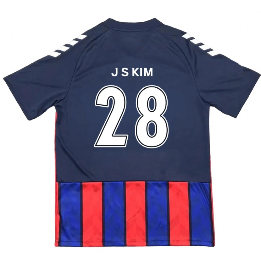 Danxen Men Jae-Sung Kim #28 Royal Blue Red Home Jersey 2025/26 T-Shirt