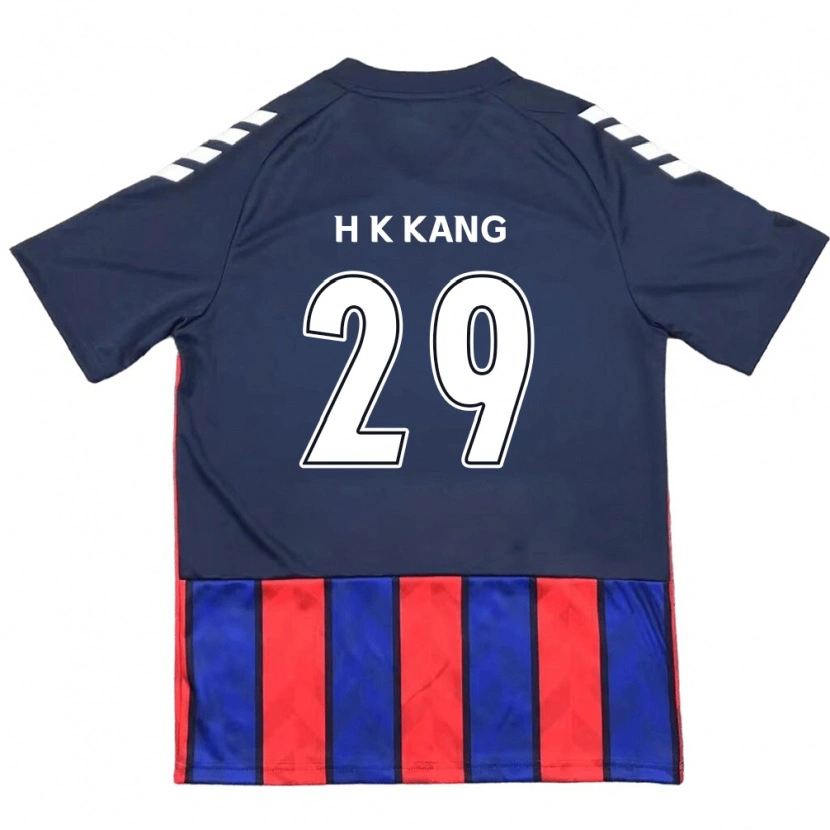 Danxen Men Kyo-Hun Kang #29 Royal Blue Red Home Jersey 2025/26 T-Shirt