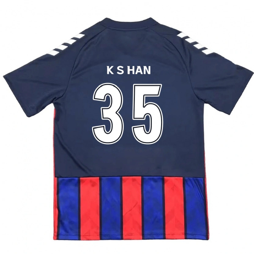 Danxen Men Sang-Kyu Han #35 Royal Blue Red Home Jersey 2025/26 T-Shirt