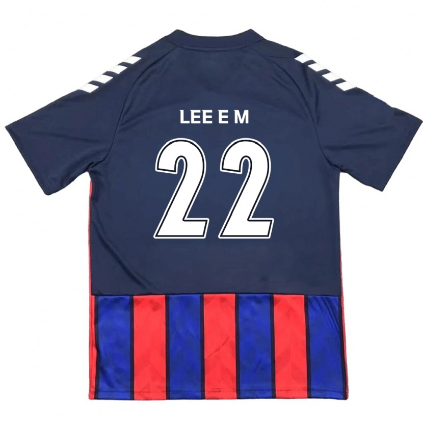 Danxen Men Lee Eun-Mi #22 Royal Blue Red Home Jersey 2025/26 T-Shirt