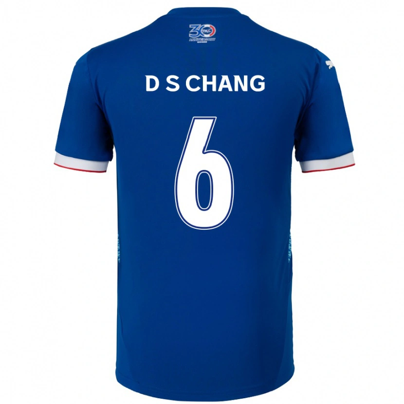 Danxen Men Se-Dong Chang #6 Royal Blue White Home Jersey 2025/26 T-Shirt