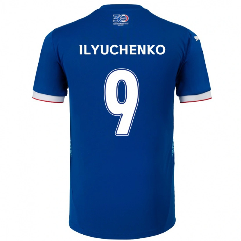 Danxen Men Stanislav Ilyuchenko #9 Royal Blue White Home Jersey 2025/26 T-Shirt