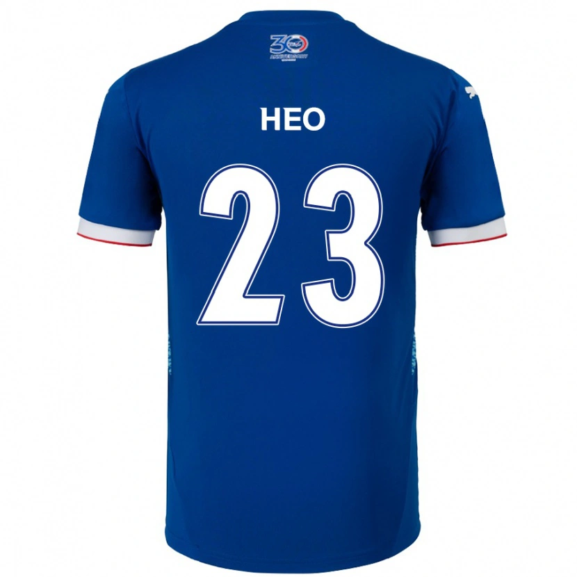 Danxen Men Hwan Heo #23 Royal Blue White Home Jersey 2025/26 T-Shirt