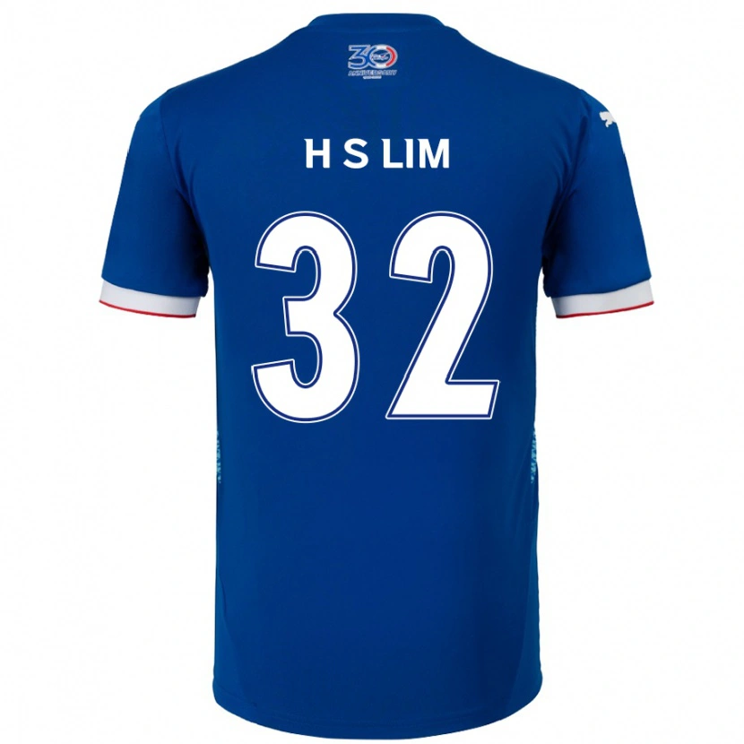 Danxen Men Seong-Hyeon Lim #32 Royal Blue White Home Jersey 2025/26 T-Shirt