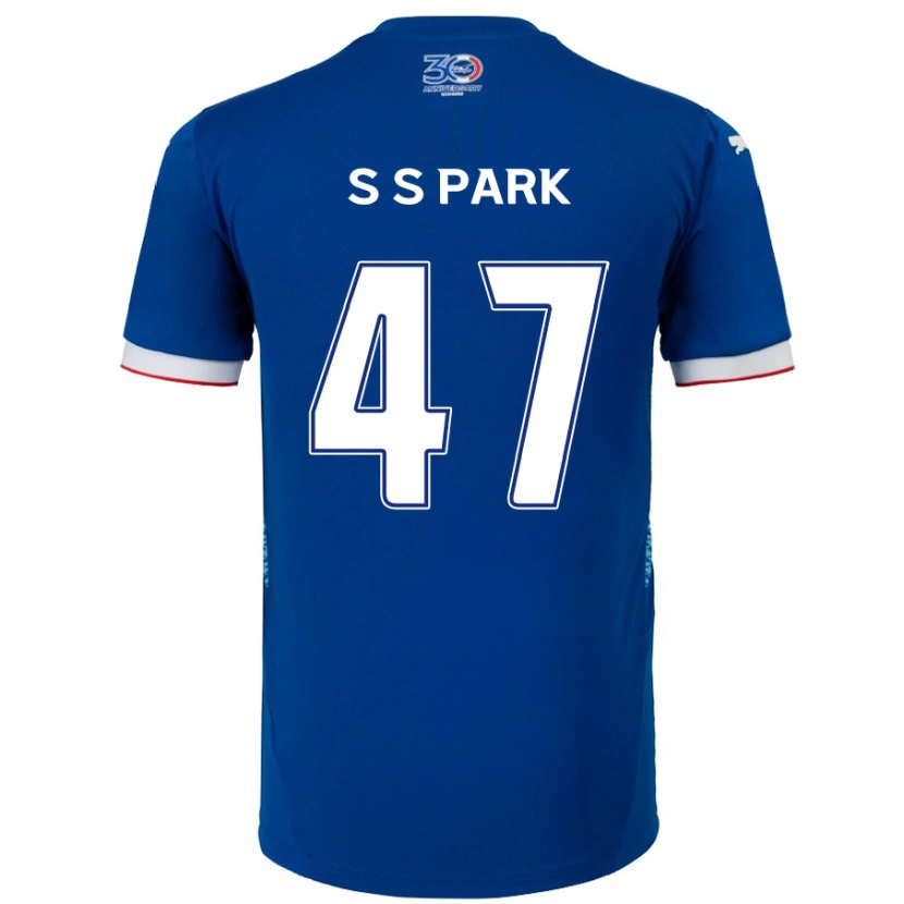 Danxen Men Seung-Soo Park #47 Royal Blue White Home Jersey 2025/26 T-Shirt