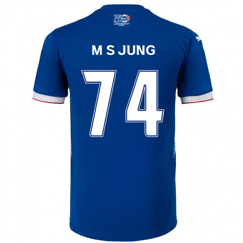 Danxen Men Sung-Min Jung #74 Royal Blue White Home Jersey 2025/26 T-Shirt