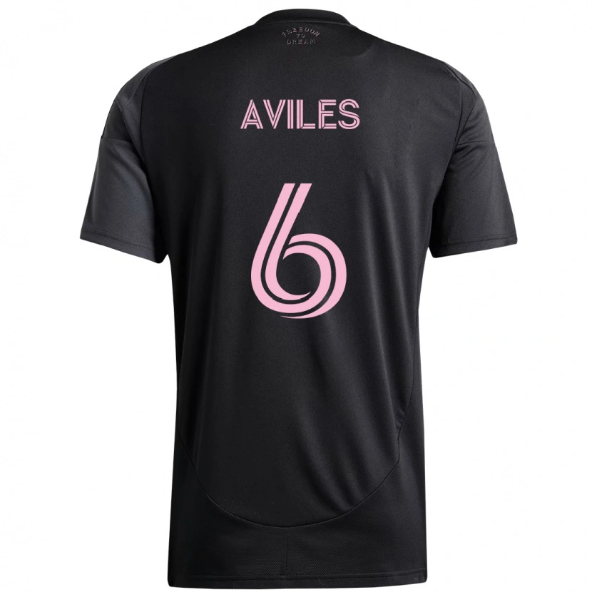 Danxen Men Tomás Avilés #6 Black Pink Away Jersey 2025/26 T-Shirt