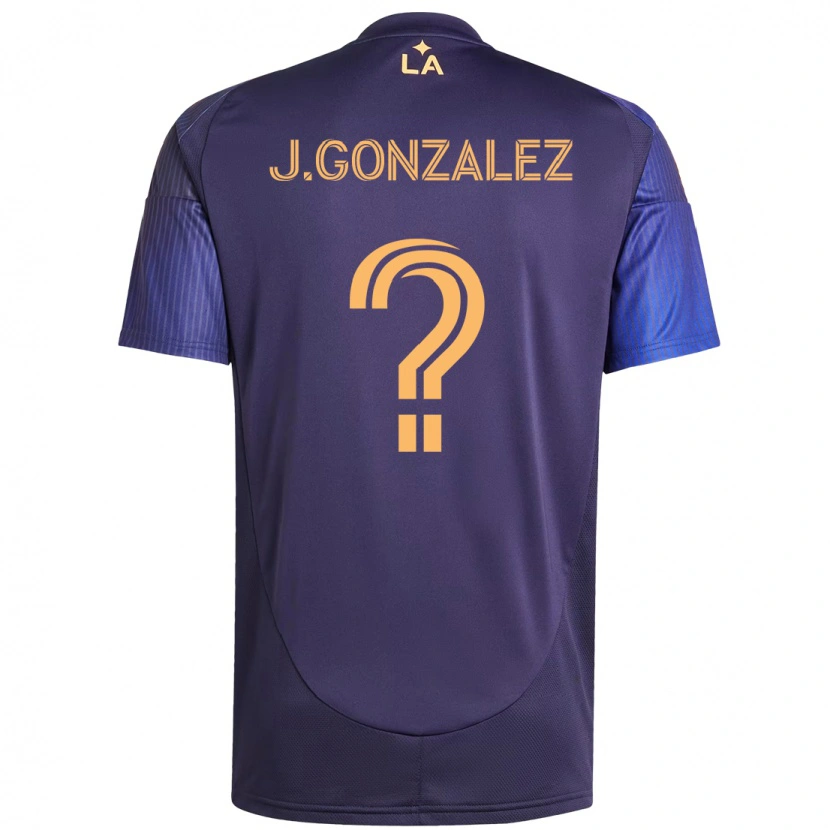 Danxen Men Jesse Gonzalez #0 Purple Blue Away Jersey 2025/26 T-Shirt
