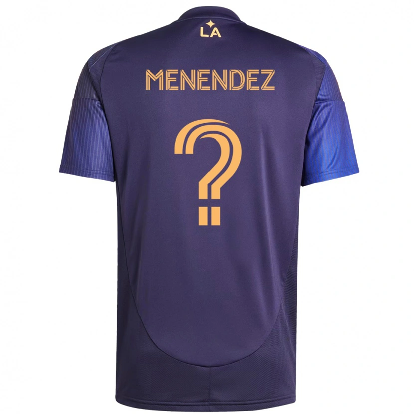 Danxen Men Alexsander Menendez #0 Purple Blue Away Jersey 2025/26 T-Shirt
