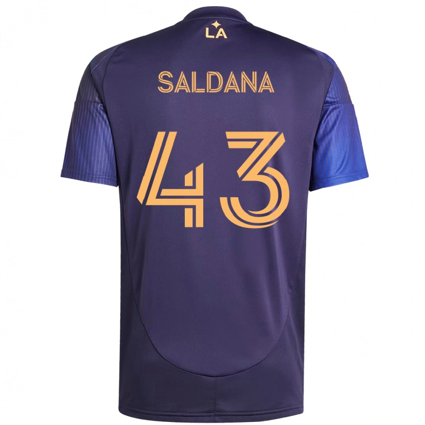 Danxen Men Adam Saldaña #43 Purple Blue Away Jersey 2025/26 T-Shirt