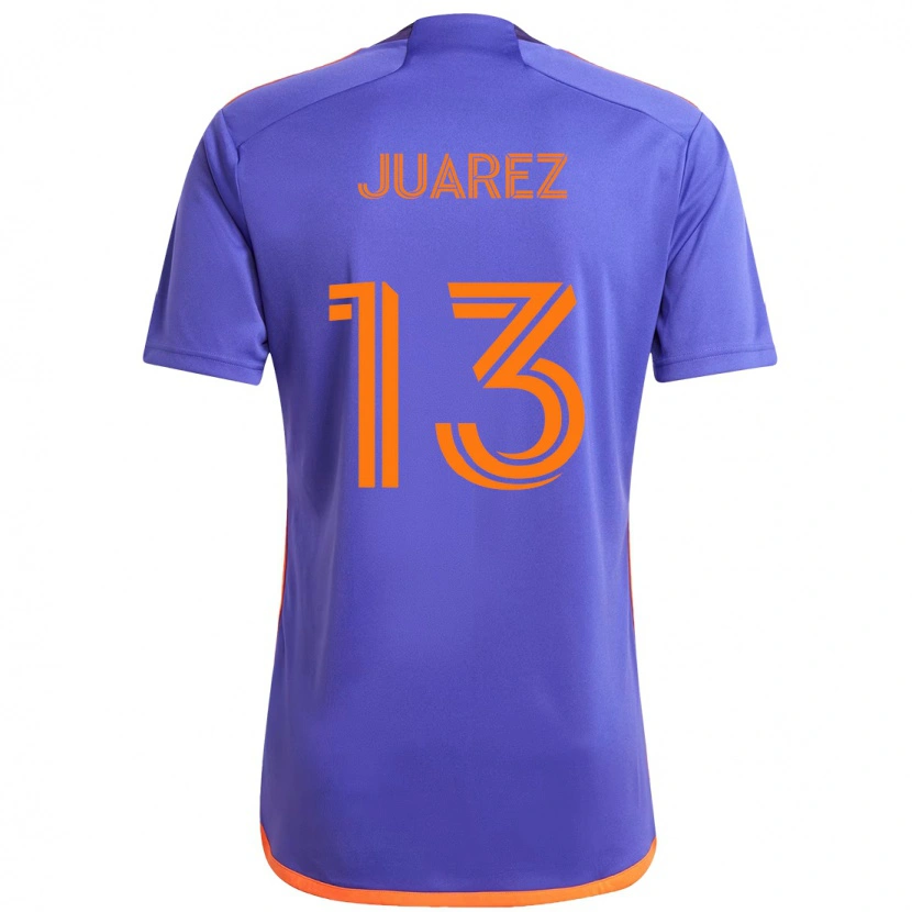 Danxen Men Jathan Juarez #13 Purple  Orange Away Jersey 2025/26 T-Shirt