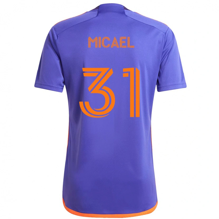 Danxen Men Micael #31 Purple  Orange Away Jersey 2025/26 T-Shirt