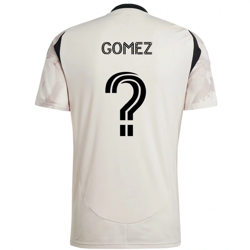 Danxen Men Alex Gomez #0 Beige Black Away Jersey 2025/26 T-Shirt