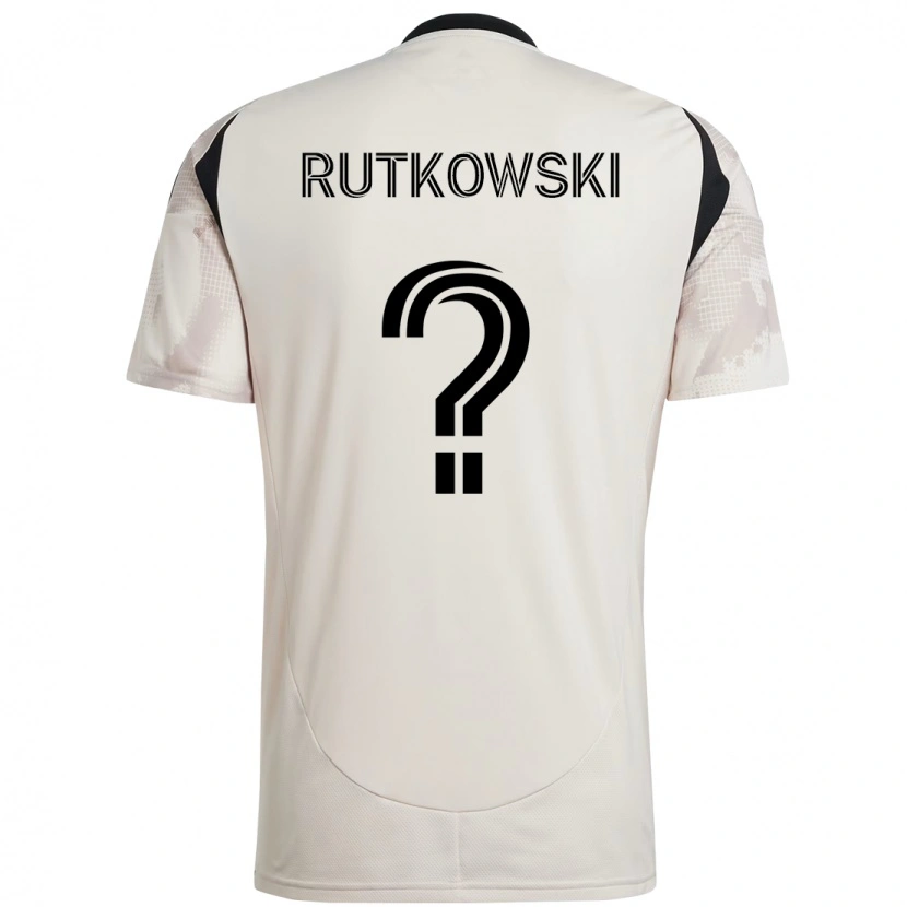 Danxen Men Alan Rutkowski #0 Beige Black Away Jersey 2025/26 T-Shirt
