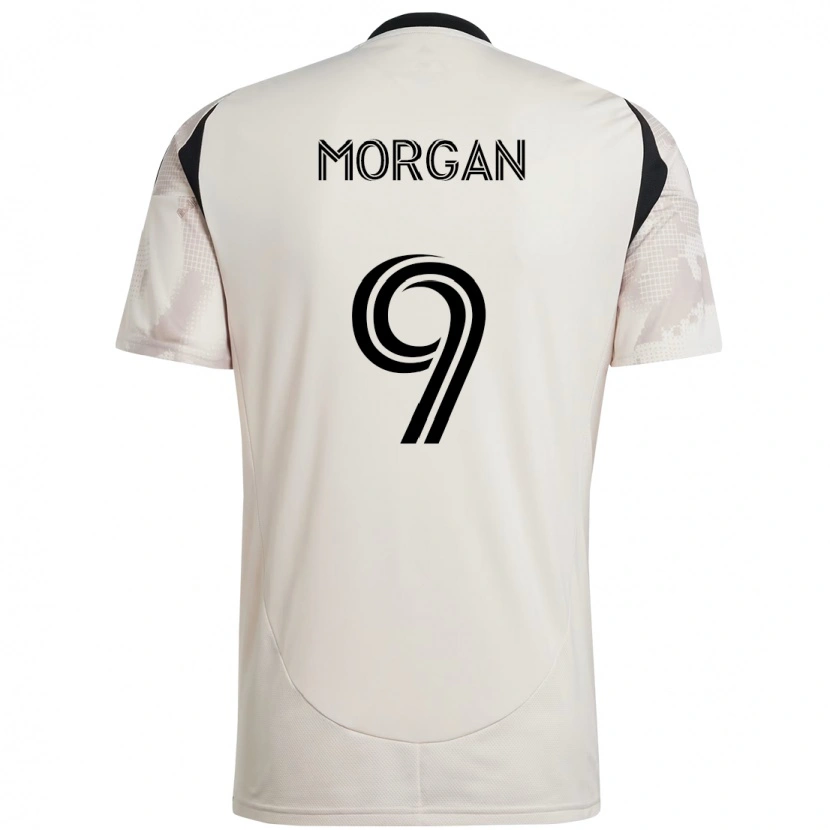 Danxen Men Lewis Morgan #9 Beige Black Away Jersey 2025/26 T-Shirt