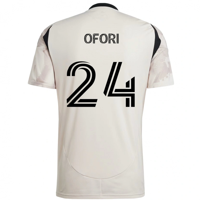 Danxen Men Curtis Ofori #24 Beige Black Away Jersey 2025/26 T-Shirt