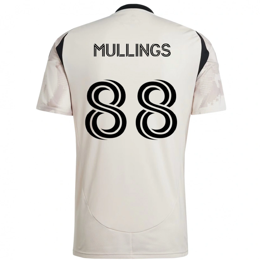 Danxen Men O'vonte Mullings #88 Beige Black Away Jersey 2025/26 T-Shirt
