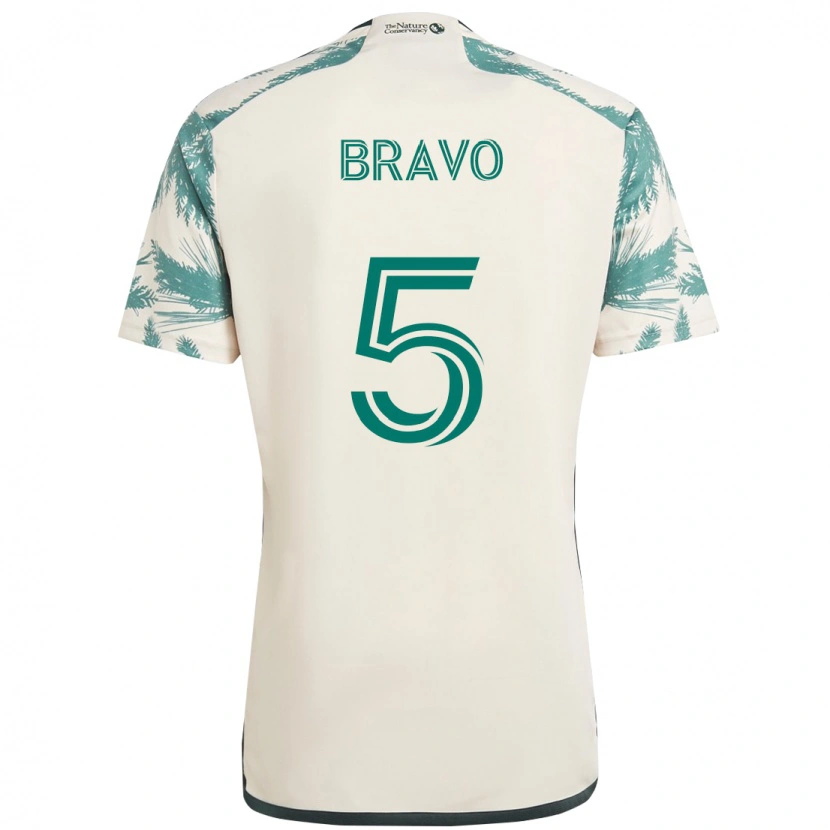 Danxen Men Claudio Bravo #5 Beige Green Away Jersey 2025/26 T-Shirt
